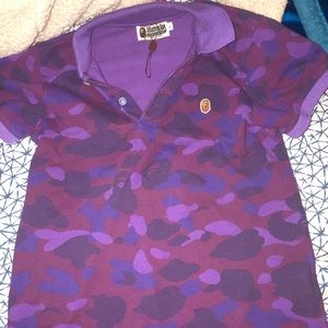 トップス】 A BATHING APE - 希少✨BAPE✨STA✨POLO✨の通販 by 大福犬 売り出し 【売り切れ】BAPE ポロシャツ ポロシャツ